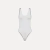 forte_forte Tenue De Plage Et Lingerie^body en jersey bianco