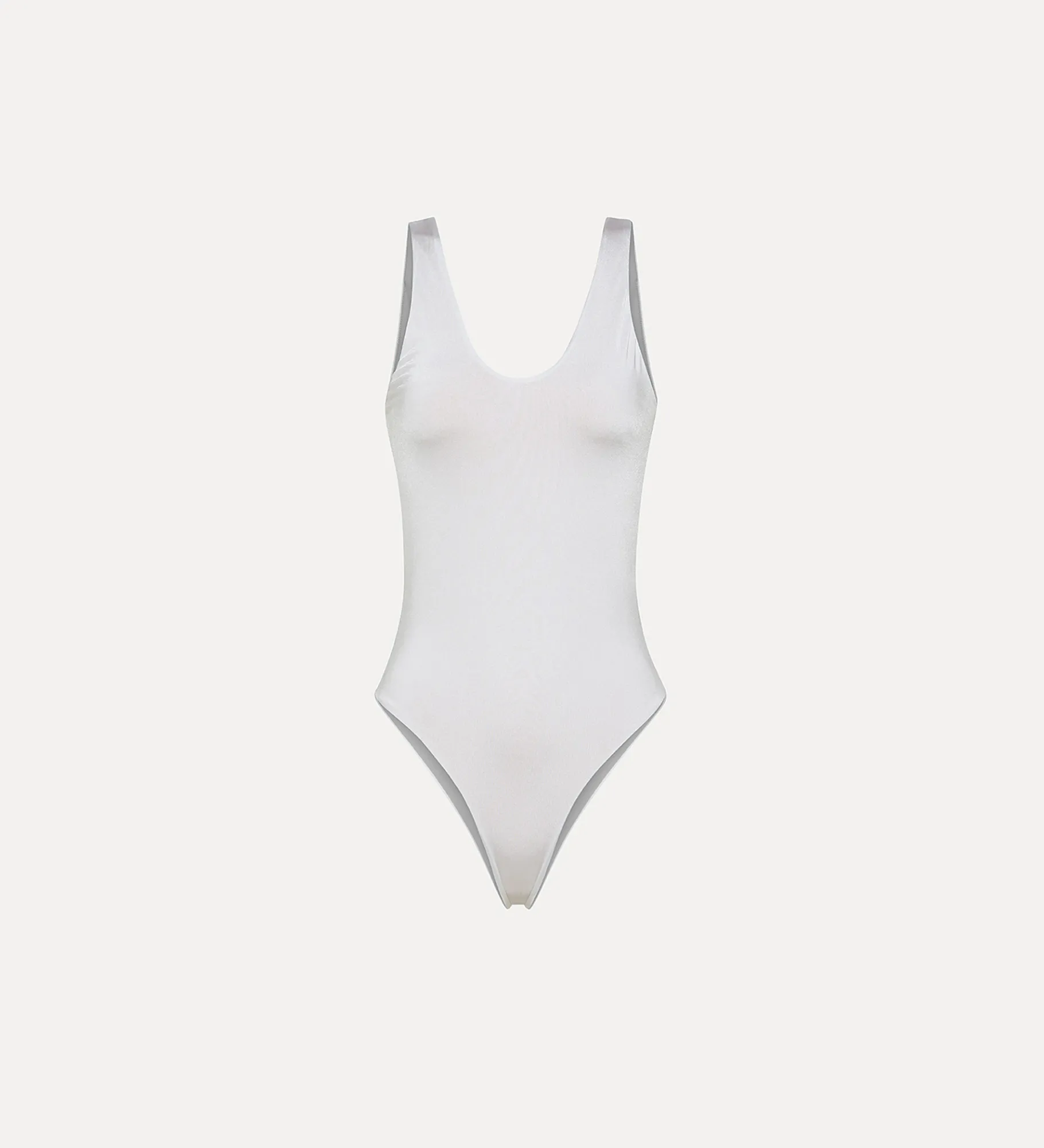 forte_forte Tenue De Plage Et Lingerie^body en jersey bianco