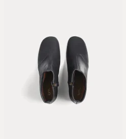 forte_forte Chaussures^bottines chics en cuir nappa avec talon doré nero