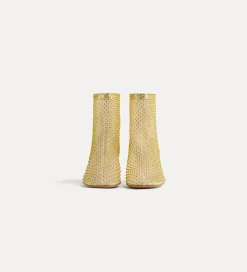 forte_forte Chaussures^bottines en résille et strass reflex