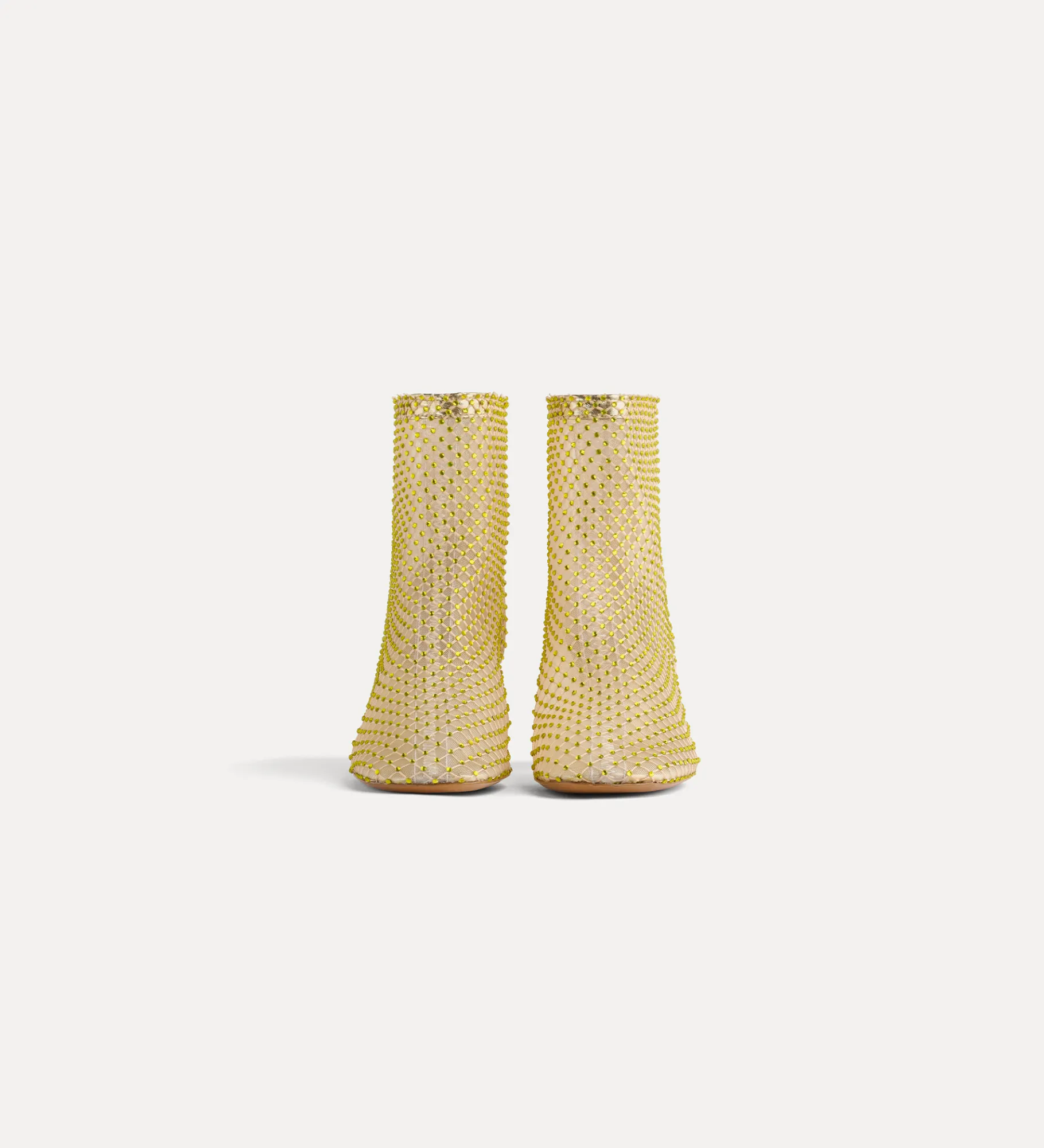 forte_forte Chaussures^bottines en résille et strass reflex