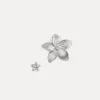 forte_forte Bijoux^boucles d'oreille fleurs argent argento