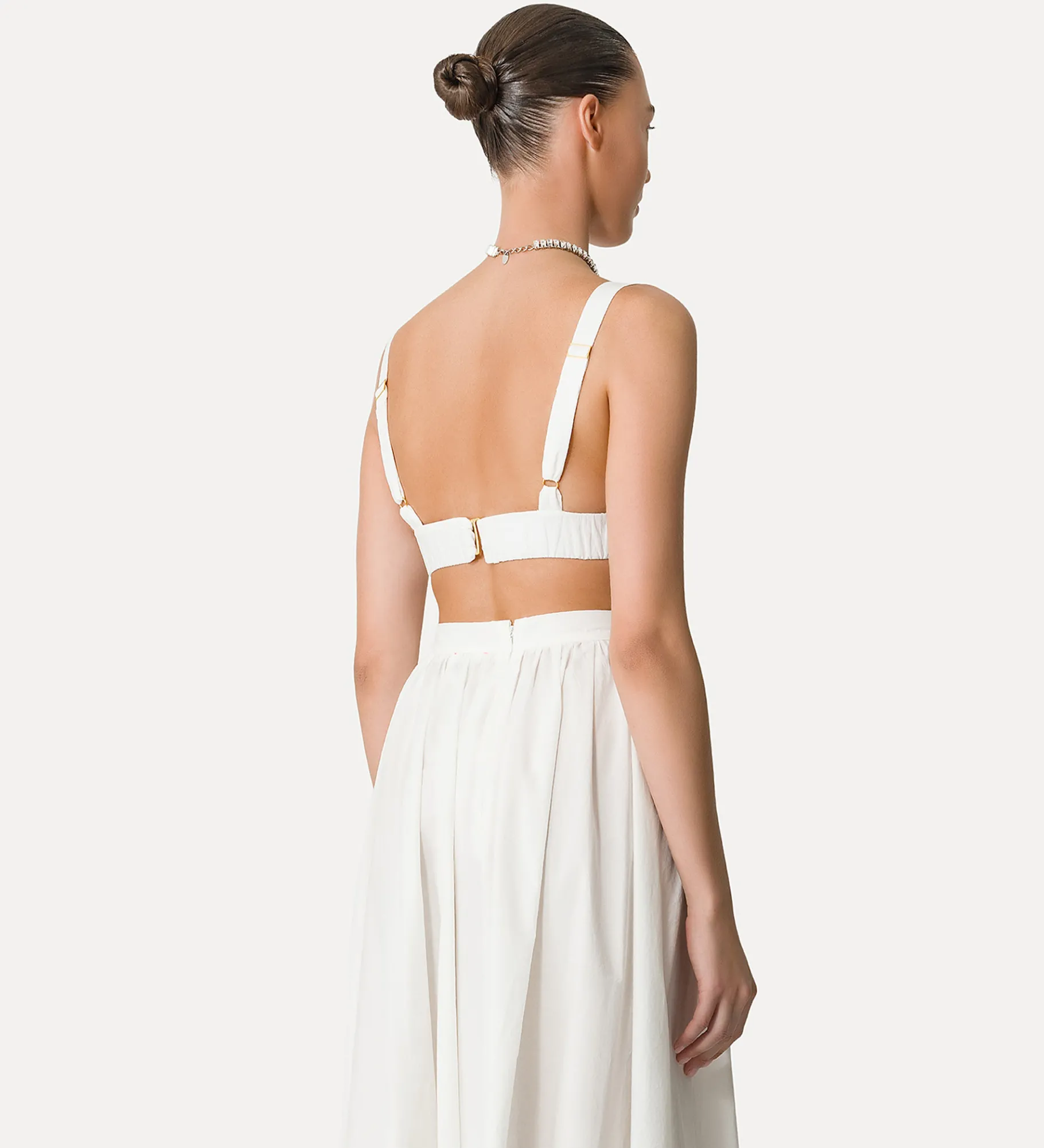 forte_forte Tenue De Plage Et Lingerie^brassière en coton bianco