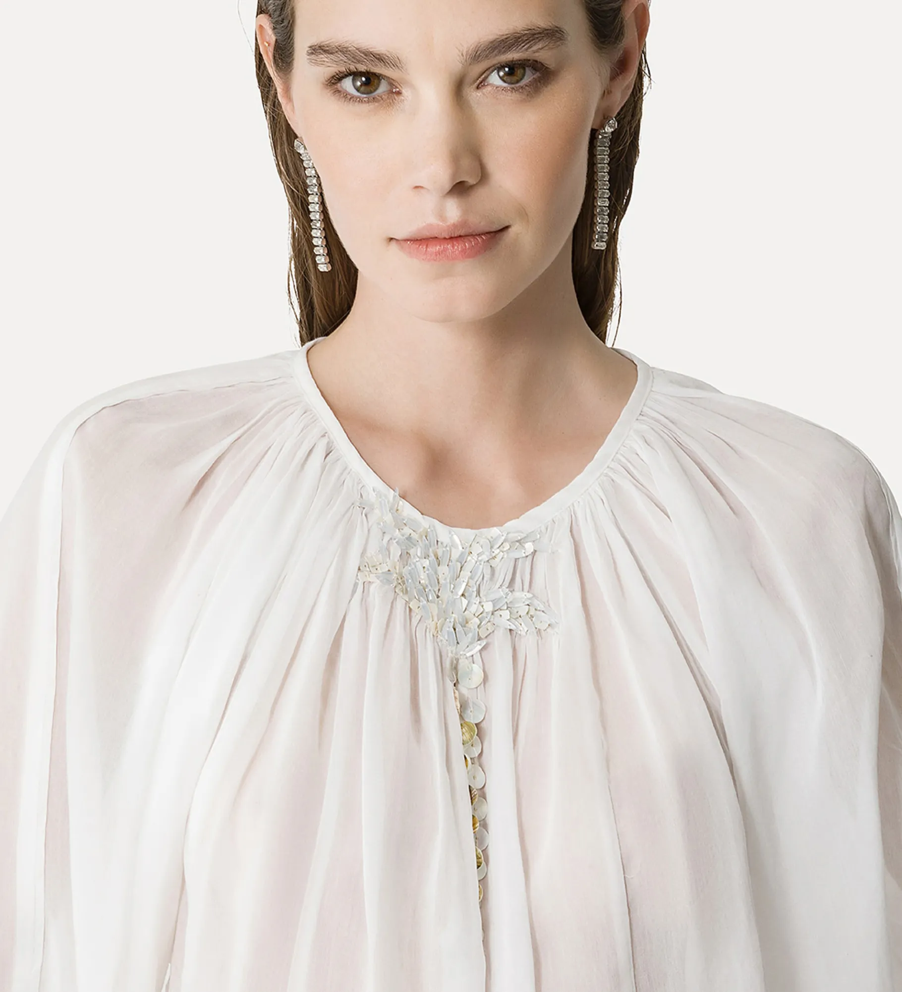 forte_forte Chemises^chemise bohème blanche bianco