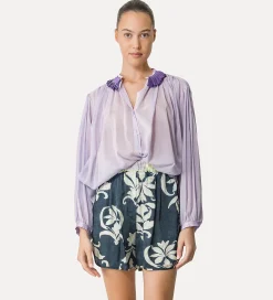 forte_forte Chemises^chemise bohème pour femme lilac