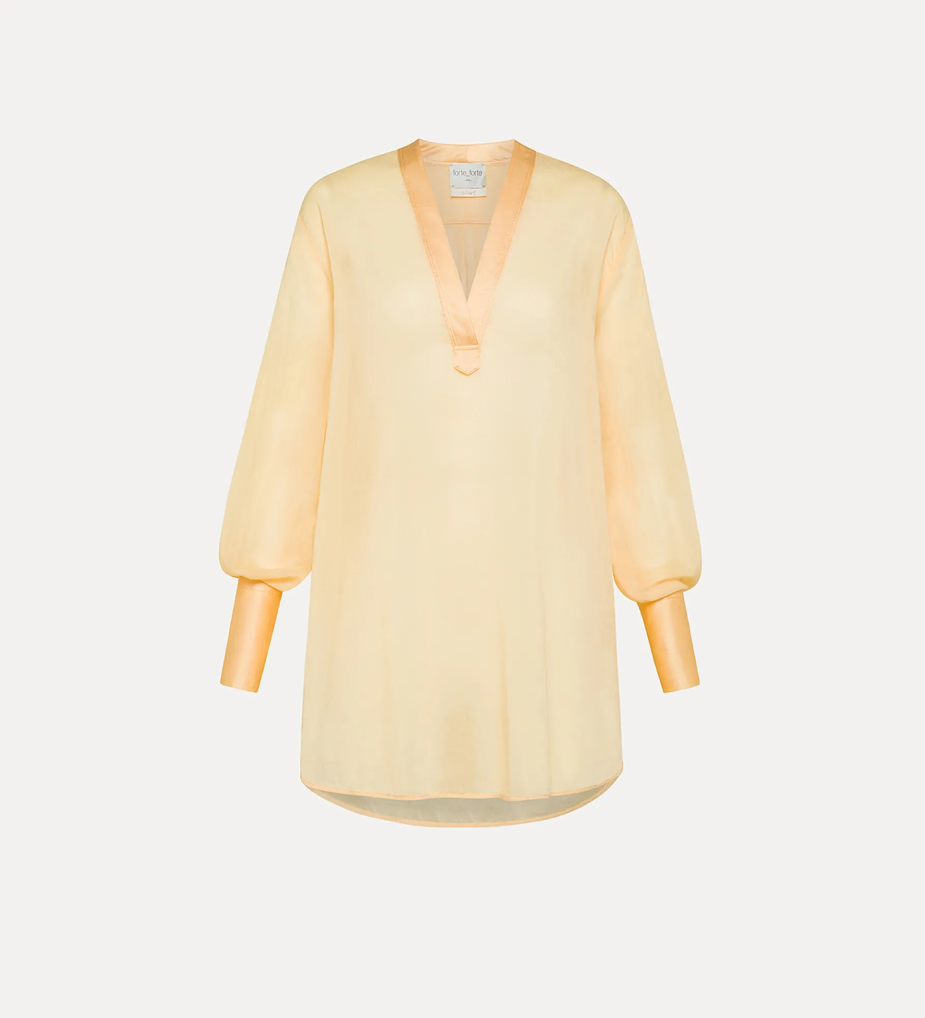 forte_forte Chemises^chemise en lin et soie sole