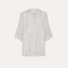 forte_forte Chemises^chemise essential en soie habotai madreperla