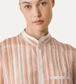 forte_forte Chemises^chemise mao à rayures pistillo