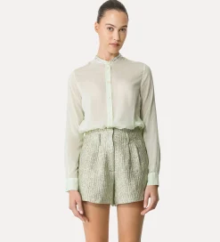 forte_forte Chemises^chemise tunisienne en voile mint