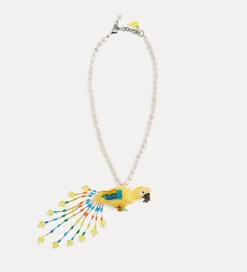 forte_forte Bijoux^collier le “fancy parrot” yellow parrot