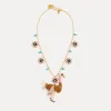 forte_forte Bijoux^collier le “funny ostrich” rose ostrich