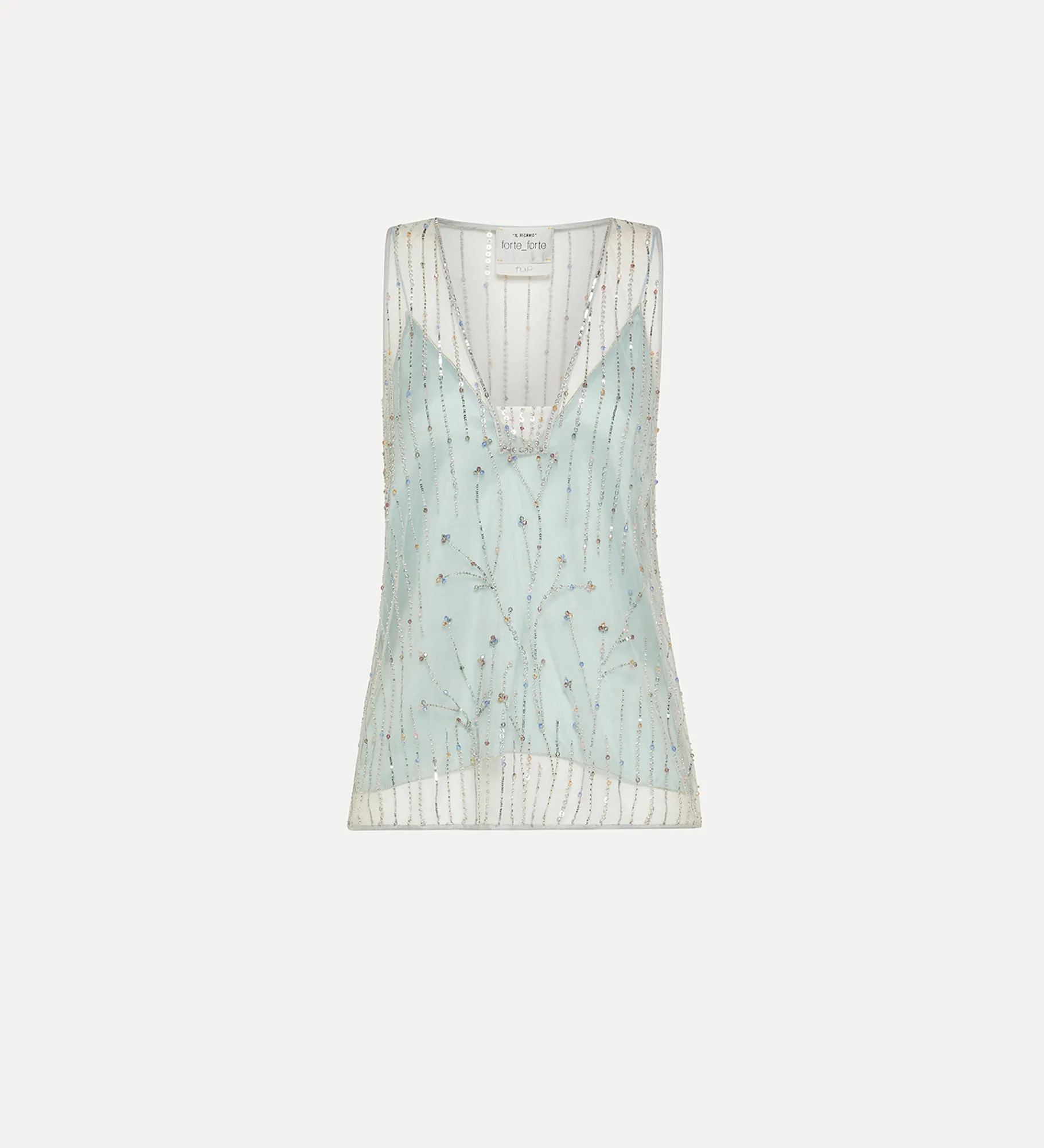 forte_forte Hauts^haut en tulle avec broderie “firefly” firefly