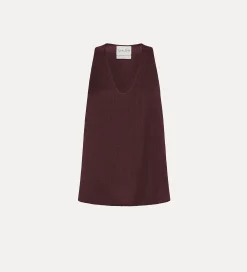 forte_forte Hauts^haut en viscose flammée black orchid