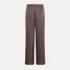 forte_forte Pantalons^jogging à coupe ample en satin de soie lava