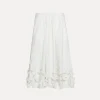 forte_forte Jupes^jupe longue en popeline bianco