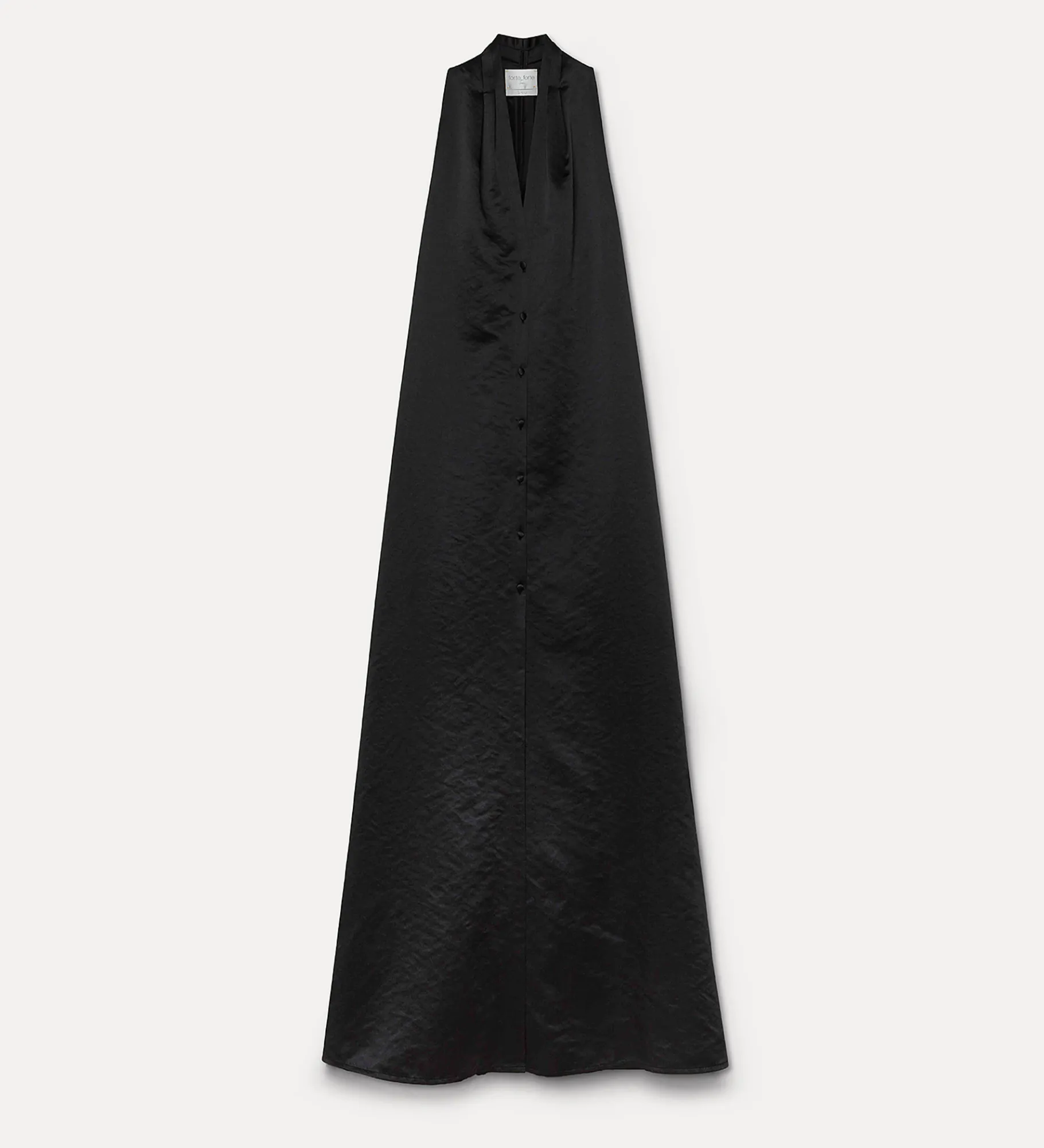 forte_forte Robes^la robe couture en duchesse contemporaine nero