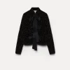 forte_forte Vestes^la veste en velours à pois pailletés matelassé nero