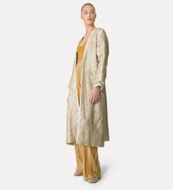 forte_forte Manteaux^manteau jacquard en lurex “twinkle” gold