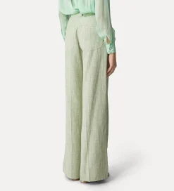 forte_forte Pantalons^pantalon à 5 poches pour femme fil à fil aloe