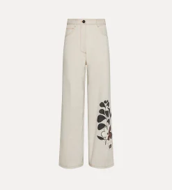 forte_forte Pantalons^pantalon en coton à 5 poches dune