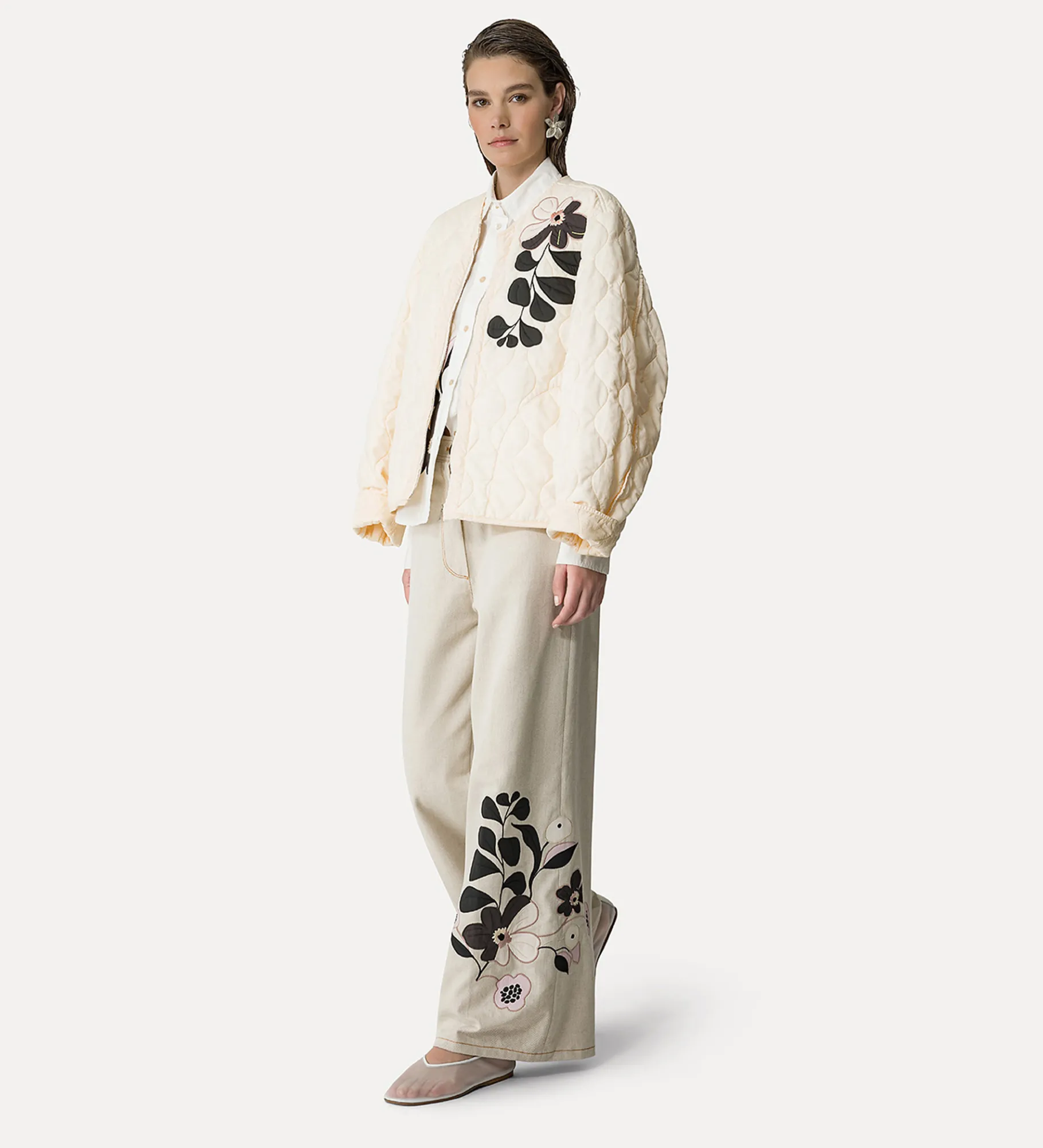 forte_forte Pantalons^pantalon en coton à 5 poches dune