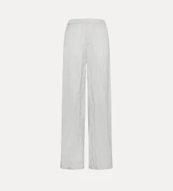 forte_forte Pantalons^pantalon évasé en coton crinckle madreperla