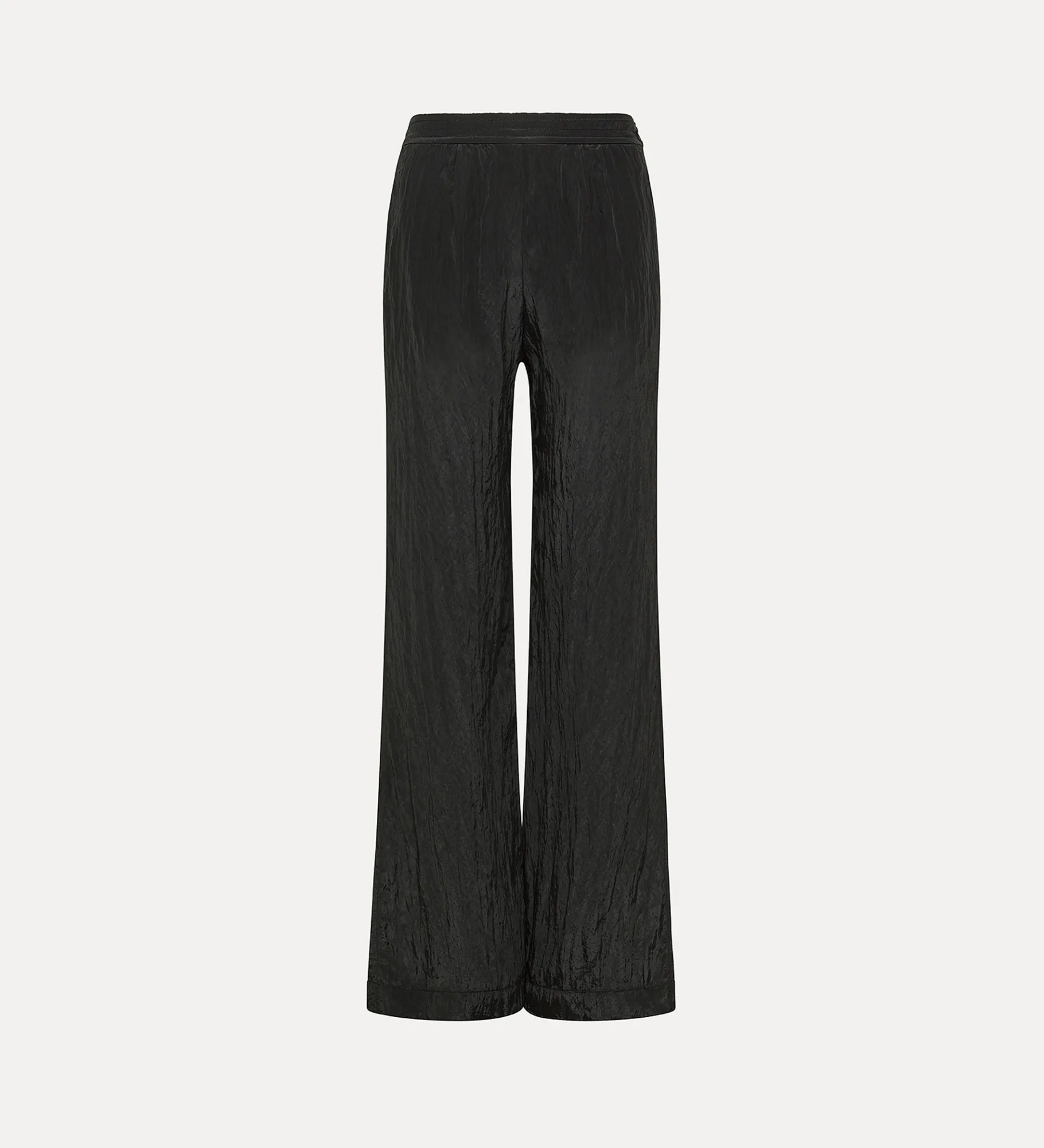 forte_forte Pantalons^pantalon évasé en satin noir