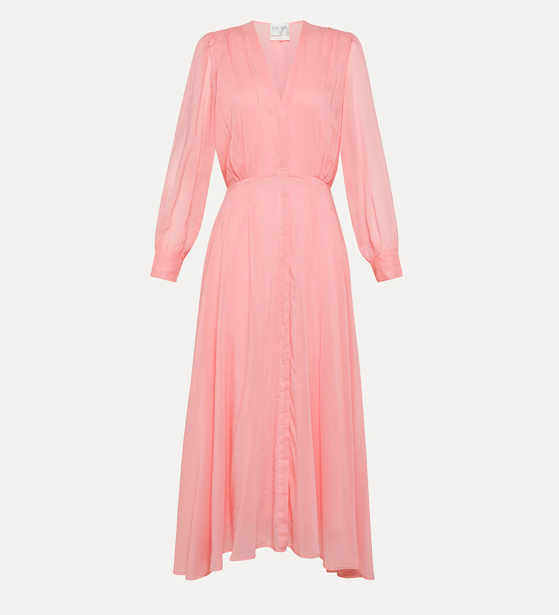 forte_forte Robes^robe à manches longues oyster