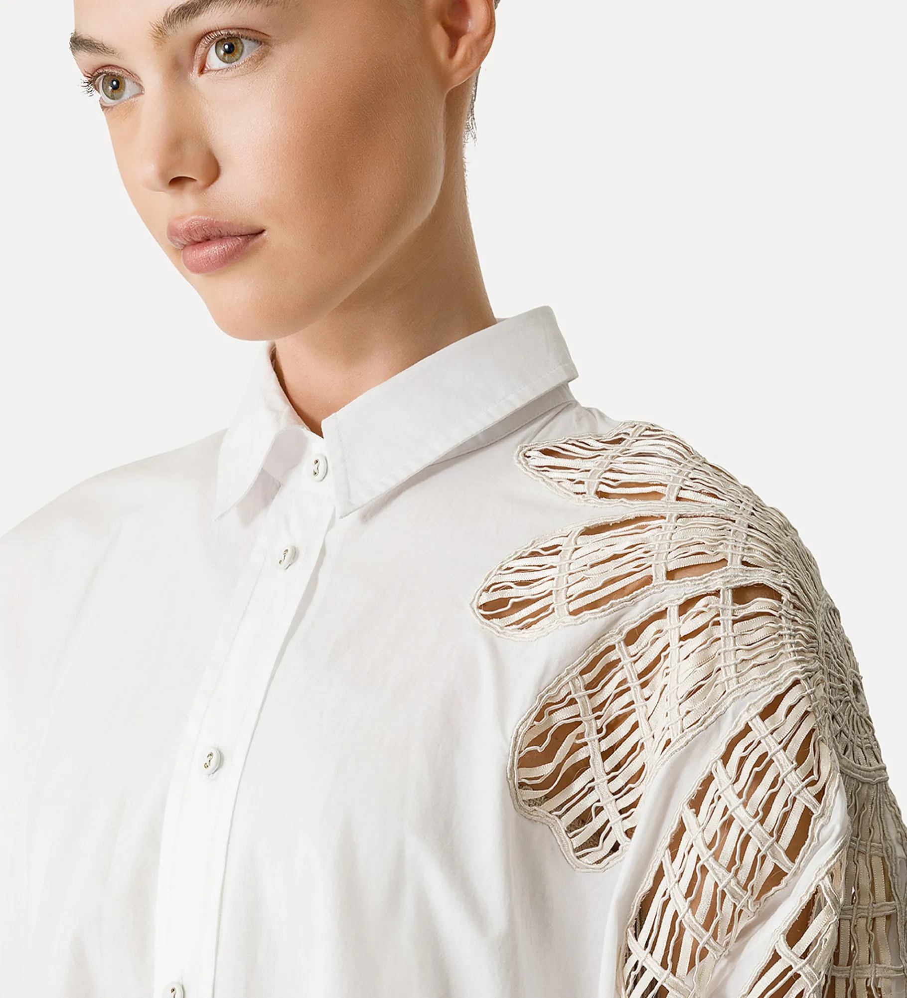 forte_forte Robes^robe chemise en popeline giglio