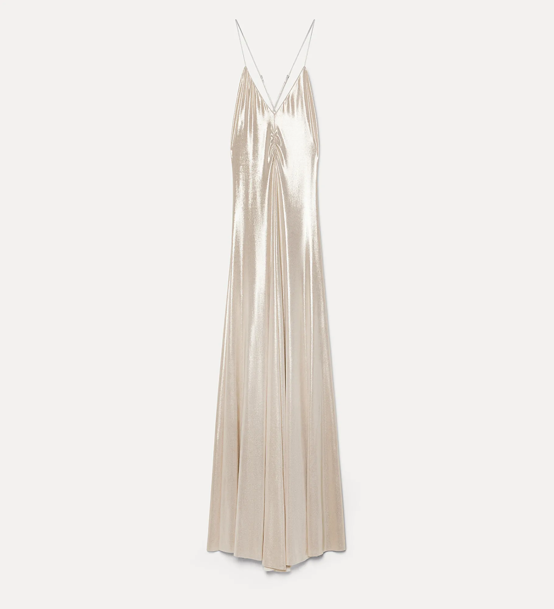 forte_forte Robes^robe chic en jersey laminé silver