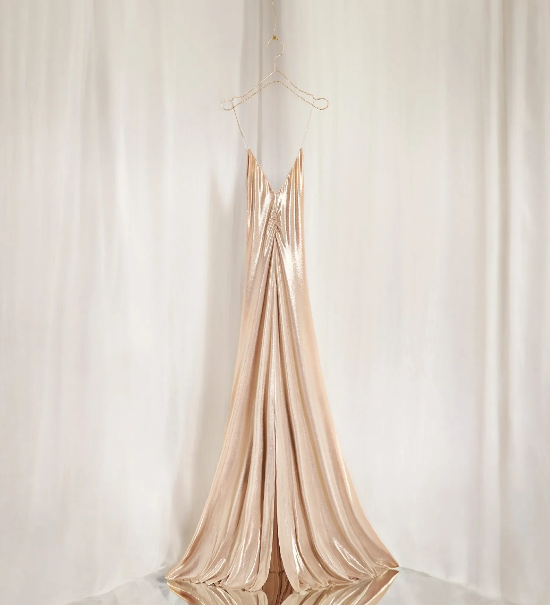 forte_forte Robes^robe chic en jersey laminé silver