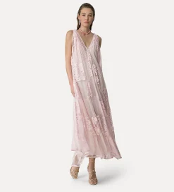 forte_forte Robes^robe en dentelle oyster