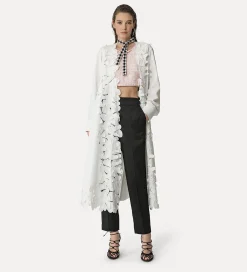 forte_forte Robes^robe en popeline de coton bianco