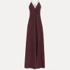 forte_forte Robes^robe en pure soie black orchid
