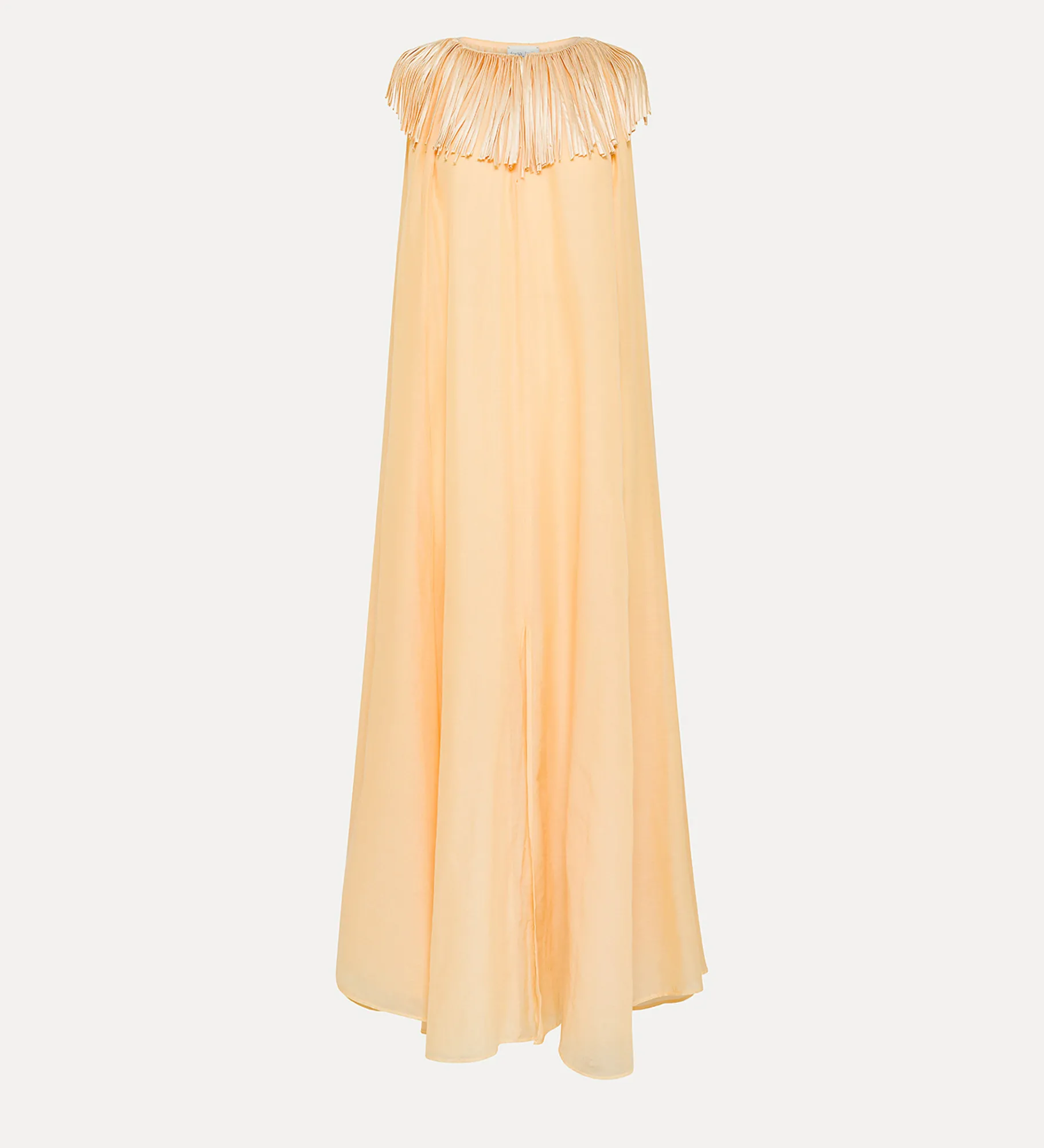 forte_forte Robes^robe en voile avec franges sole