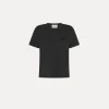 forte_forte Hauts^t-shirt en jersey pour femme nero