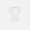 forte_forte Hauts^t-shirt en jersey pour femme bianco