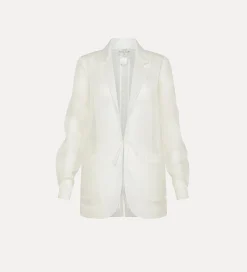forte_forte Vestes^veste en organza de soie giglio