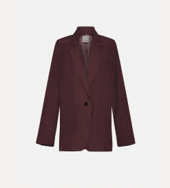 forte_forte Vestes^veste en soie pour femme black orchid