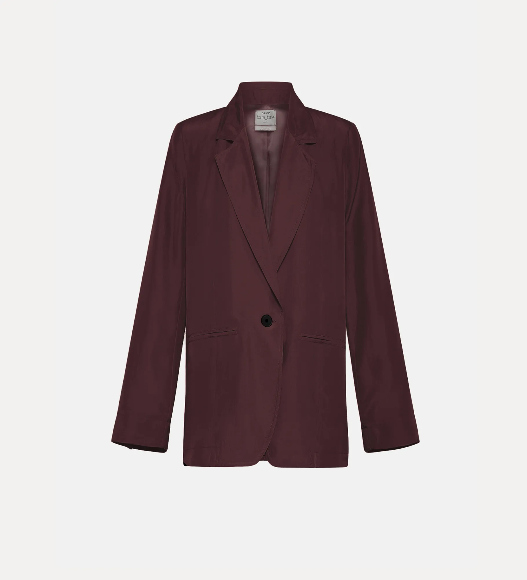 forte_forte Vestes^veste en soie pour femme black orchid