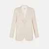 forte_forte Vestes^veste essential en crêpe cady stretch ivory