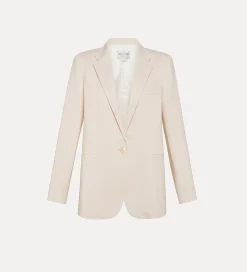 forte_forte Vestes^veste essential en crêpe cady stretch ivory