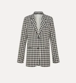 forte_forte Vestes^veste oversize en vichy abisso