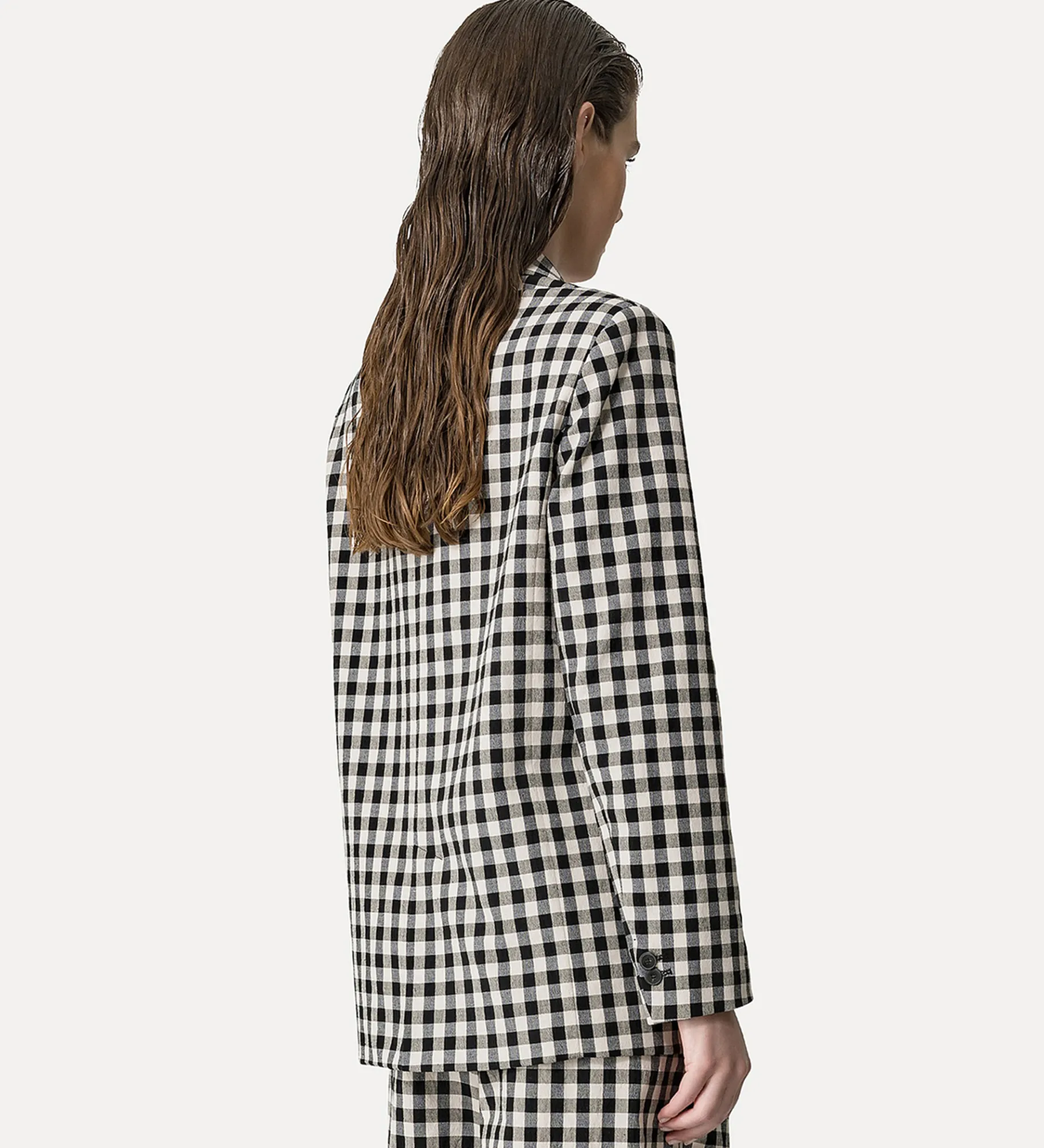 forte_forte Vestes^veste oversize en vichy abisso