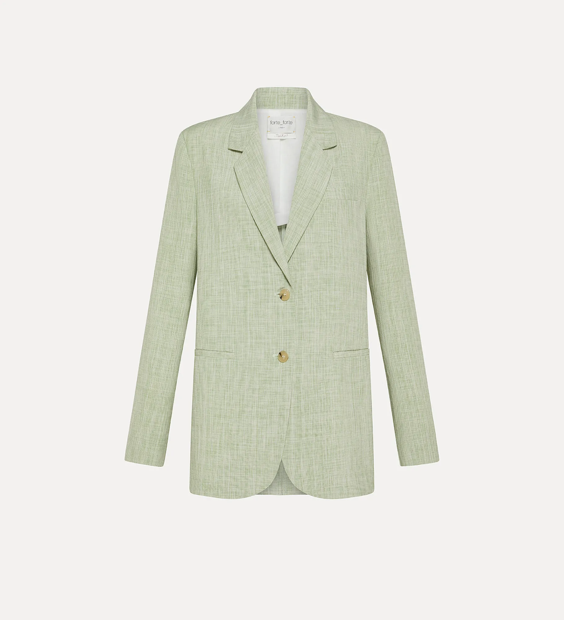 forte_forte Vestes^veste oversize pour femme fil à fil aloe