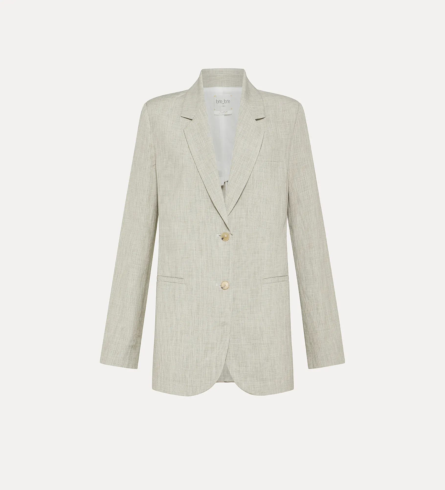 forte_forte Vestes^veste oversize pour femme fil à fil madreperla