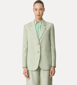 forte_forte Vestes^veste oversize pour femme fil à fil aloe