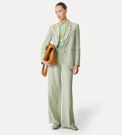 forte_forte Vestes^veste oversize pour femme fil à fil aloe